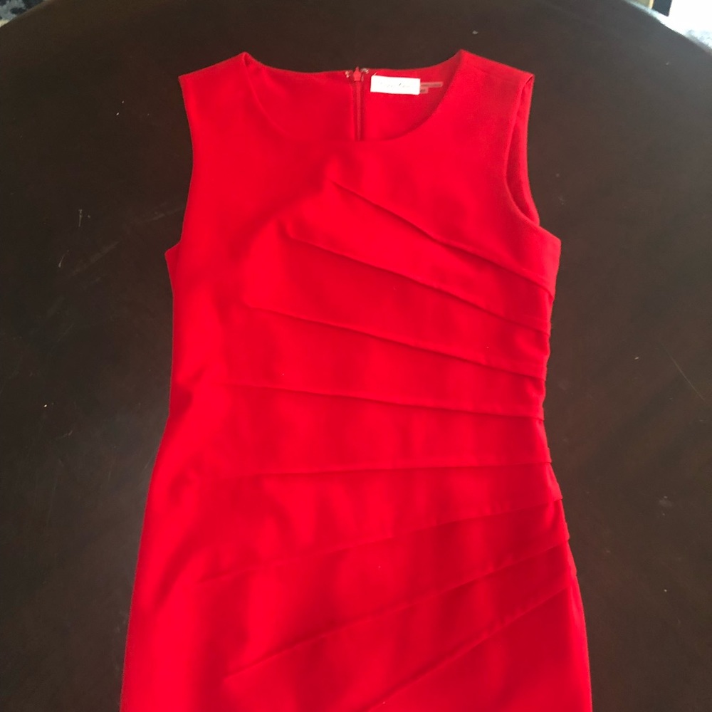 Red Calvin Klein Dress